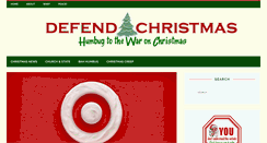 Desktop Screenshot of defendchristmas.com